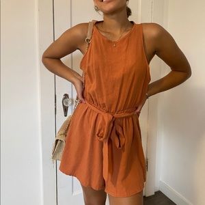 Orange romper